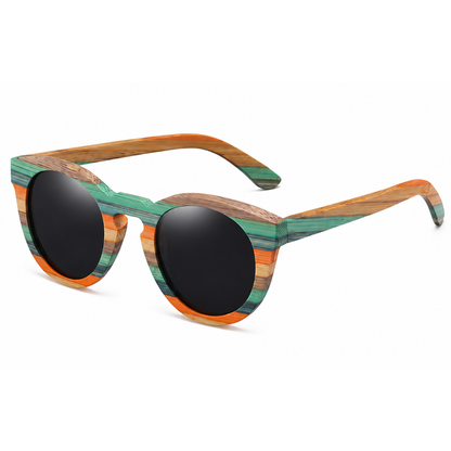Chiara | Gafas de Sol Bambú Polarizadas UV400 Espejadas