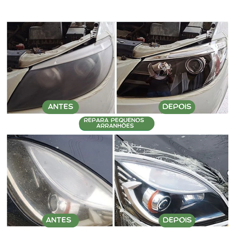 ClearLens – Kit de Restauração de Faróis