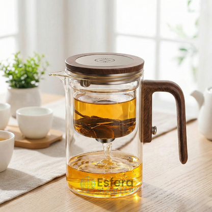 Bule de chá com infusor integrado