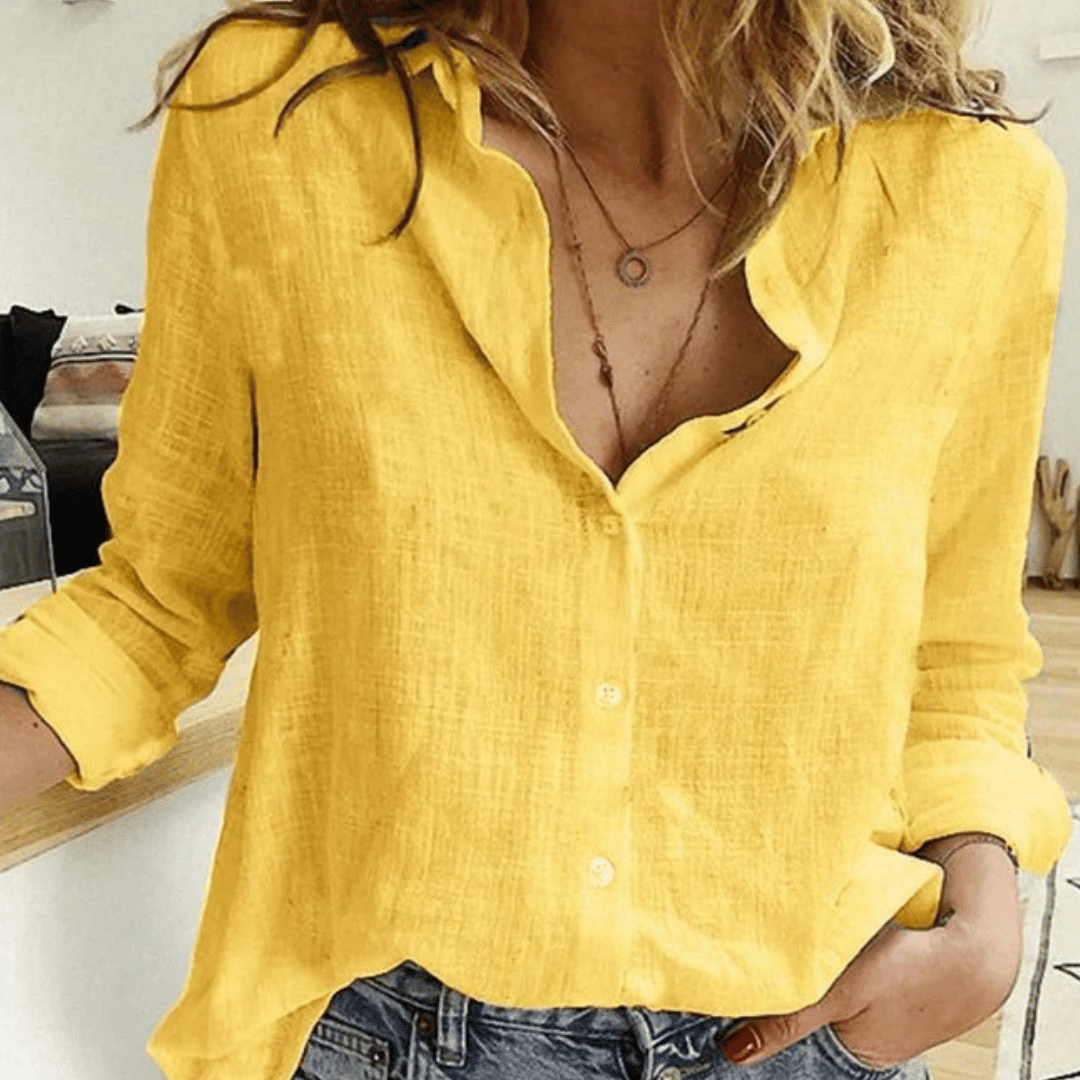 Eleanora | Blusa Oversize Linho Algodão