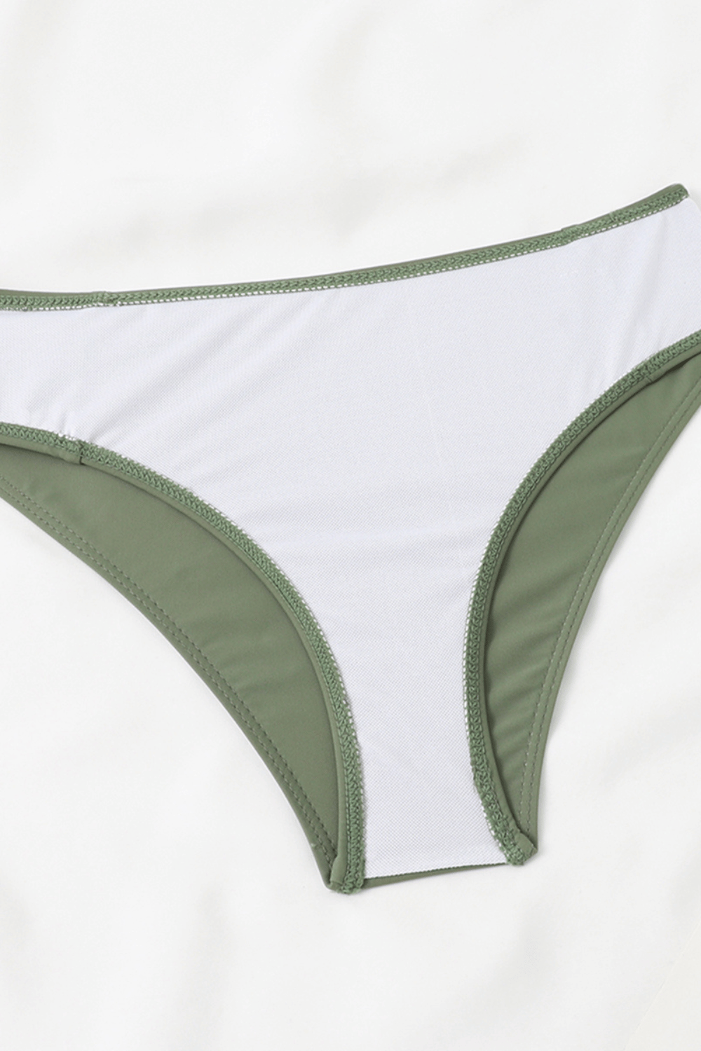 Evelisse | Biquíni Um Ombro Acolchoado Green