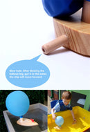 Barco de Madeira Movido a Balão