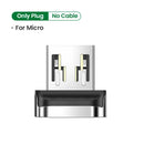 Cabo Magnético USB-C / Micro USB – 3A Carregamento Rápido