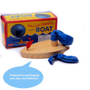 Barco de Madeira Movido a Balão