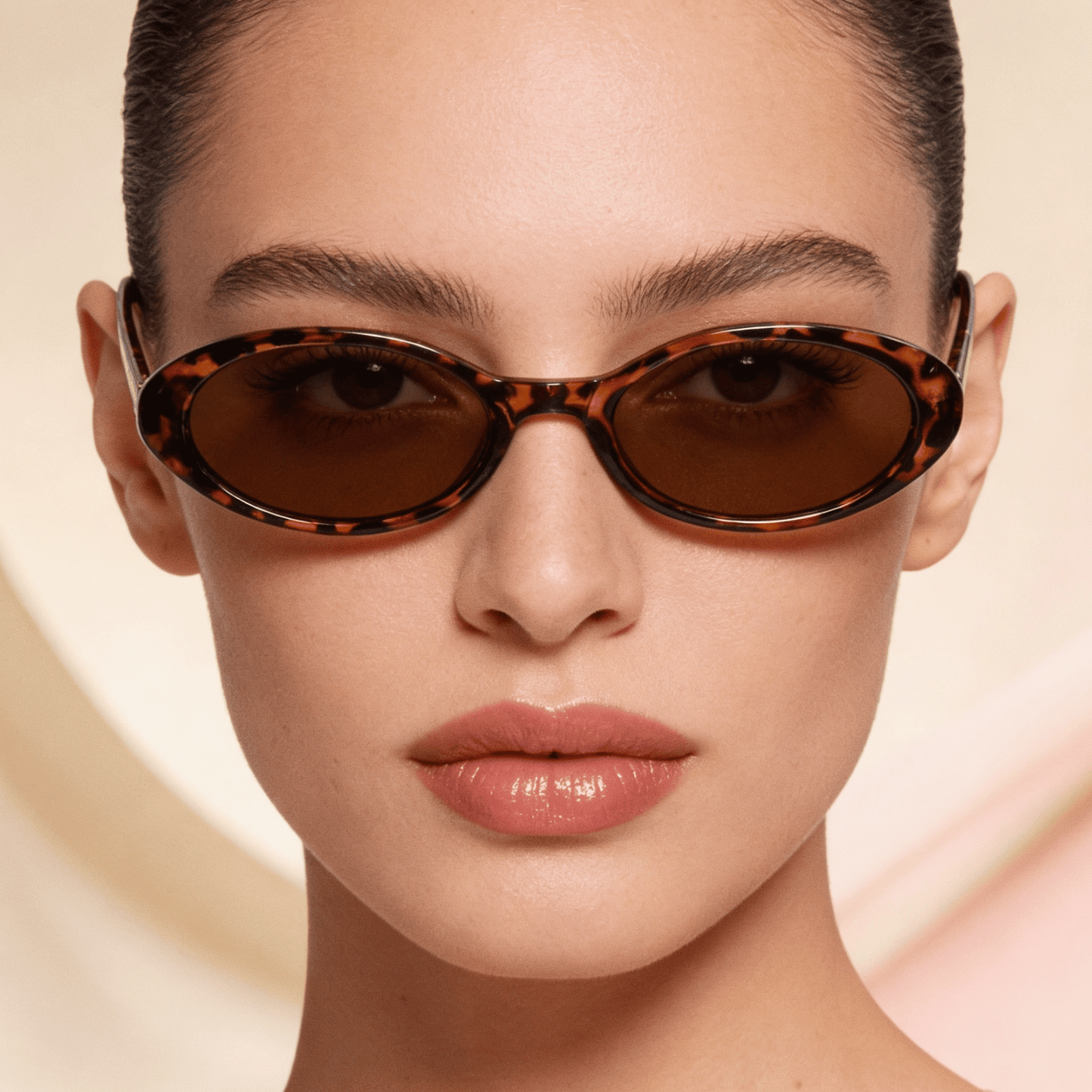 Prisca | Leopard Black Cat Eye Sunglasses