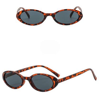Prisca | Leopard Black Cat Eye Sunglasses