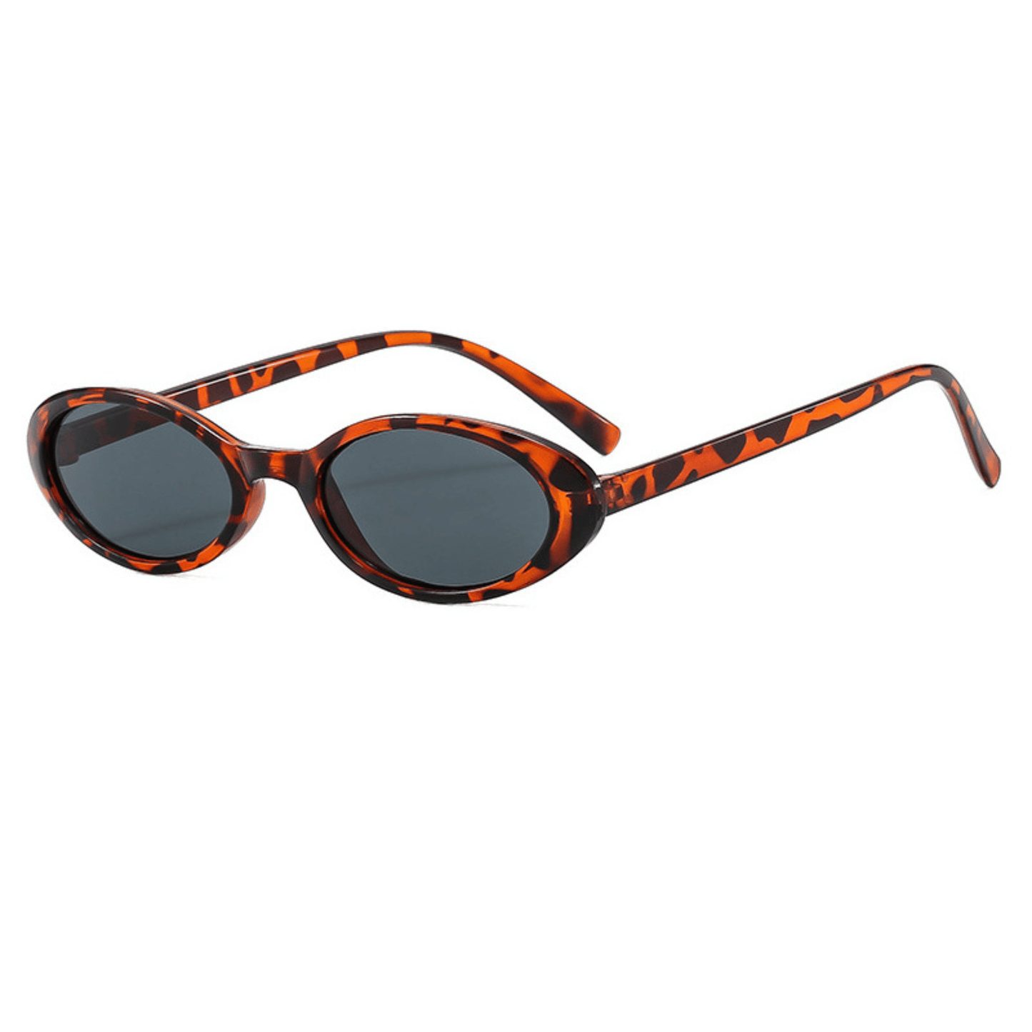 Prisca | Leopard Black Cat Eye Sunglasses