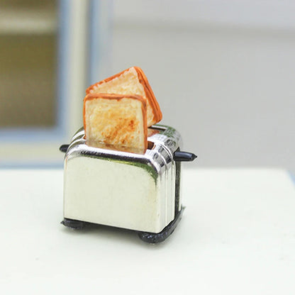1:12 Dollhouse Miniature Bread Maker Machine Cup Set Coffee Machine Mixer Machine Model Kitchen Doll Electrical Appliance Toys