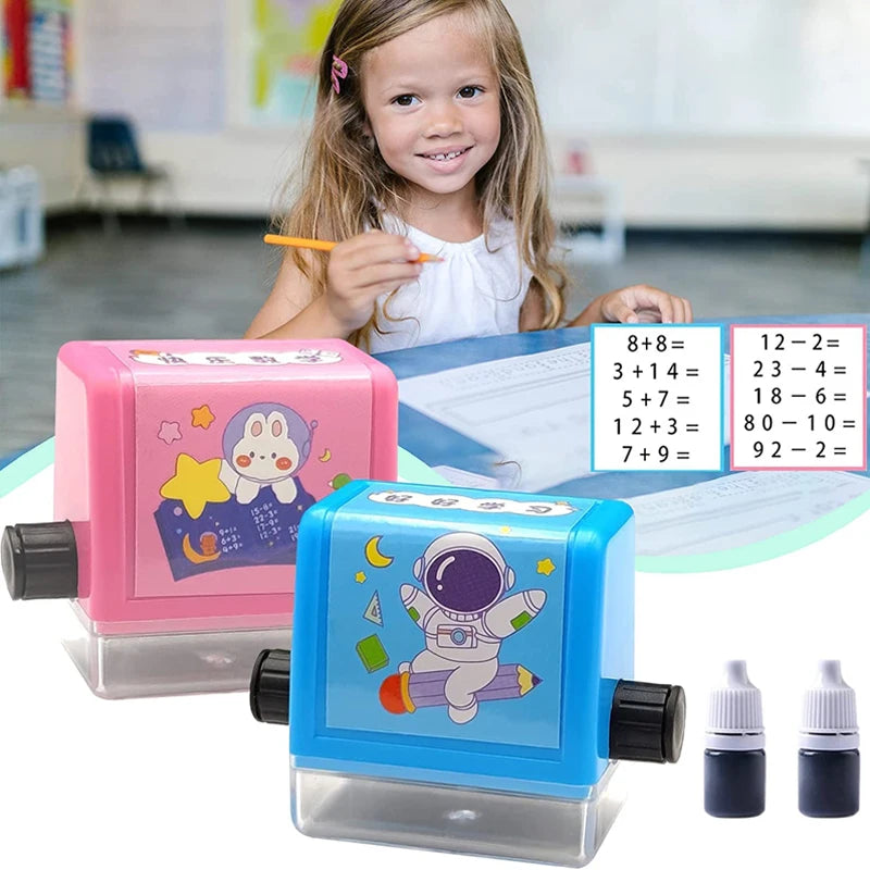Math Roller Stamp – Aprendizado Divertido de Matemática para Crianças