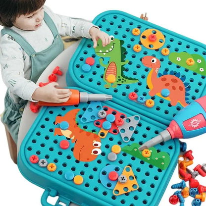 Conjunto de Ferramentas de Brinquedo com Berbequim  – Diversão Criativa para Crianças
