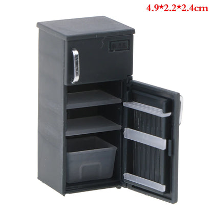 1:12 Dollhouse Miniature Bread Maker Machine Cup Set Coffee Machine Mixer Machine Model Kitchen Doll Electrical Appliance Toys