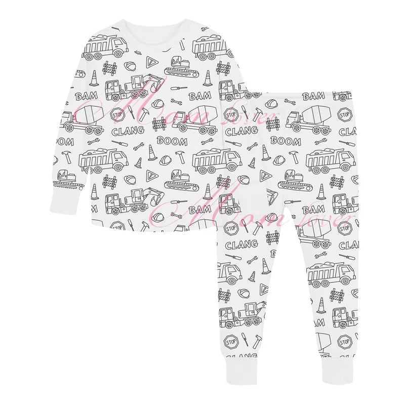 Pijama Infantil para Colorir – Conjunto Criativo e Divertido!