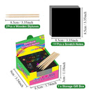 Magic Scratch Notes - Kit Criativo para Desenhos e Diversão