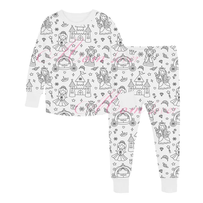 Pijama Infantil para Colorir – Conjunto Criativo e Divertido!