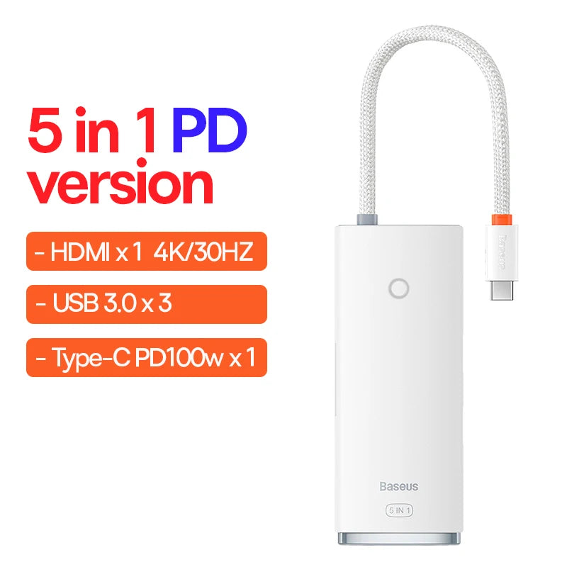 Hub USB-C 6 em 1