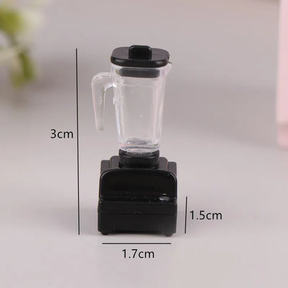 1:12 Dollhouse Miniature Bread Maker Machine Cup Set Coffee Machine Mixer Machine Model Kitchen Doll Electrical Appliance Toys
