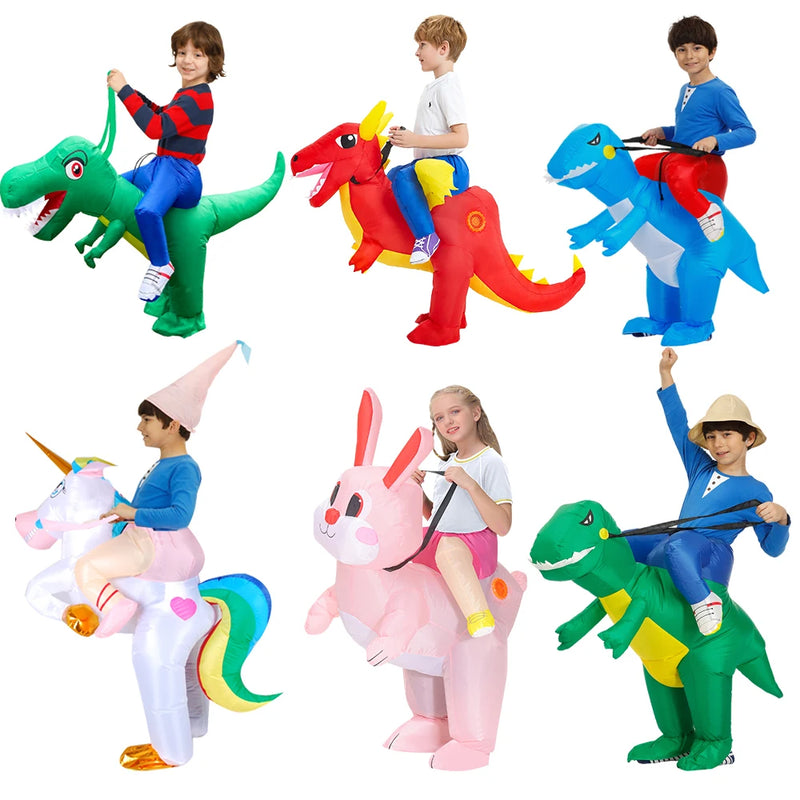 Diversão Inflável – Trajes Infantis Cheios de Imaginação