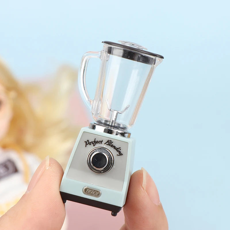 1:12 Dollhouse Miniature Bread Maker Machine Cup Set Coffee Machine Mixer Machine Model Kitchen Doll Electrical Appliance Toys