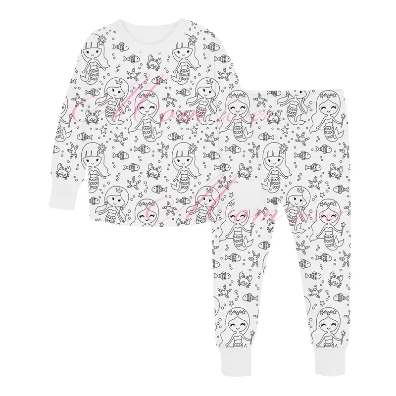 Pijama Infantil para Colorir – Conjunto Criativo e Divertido!