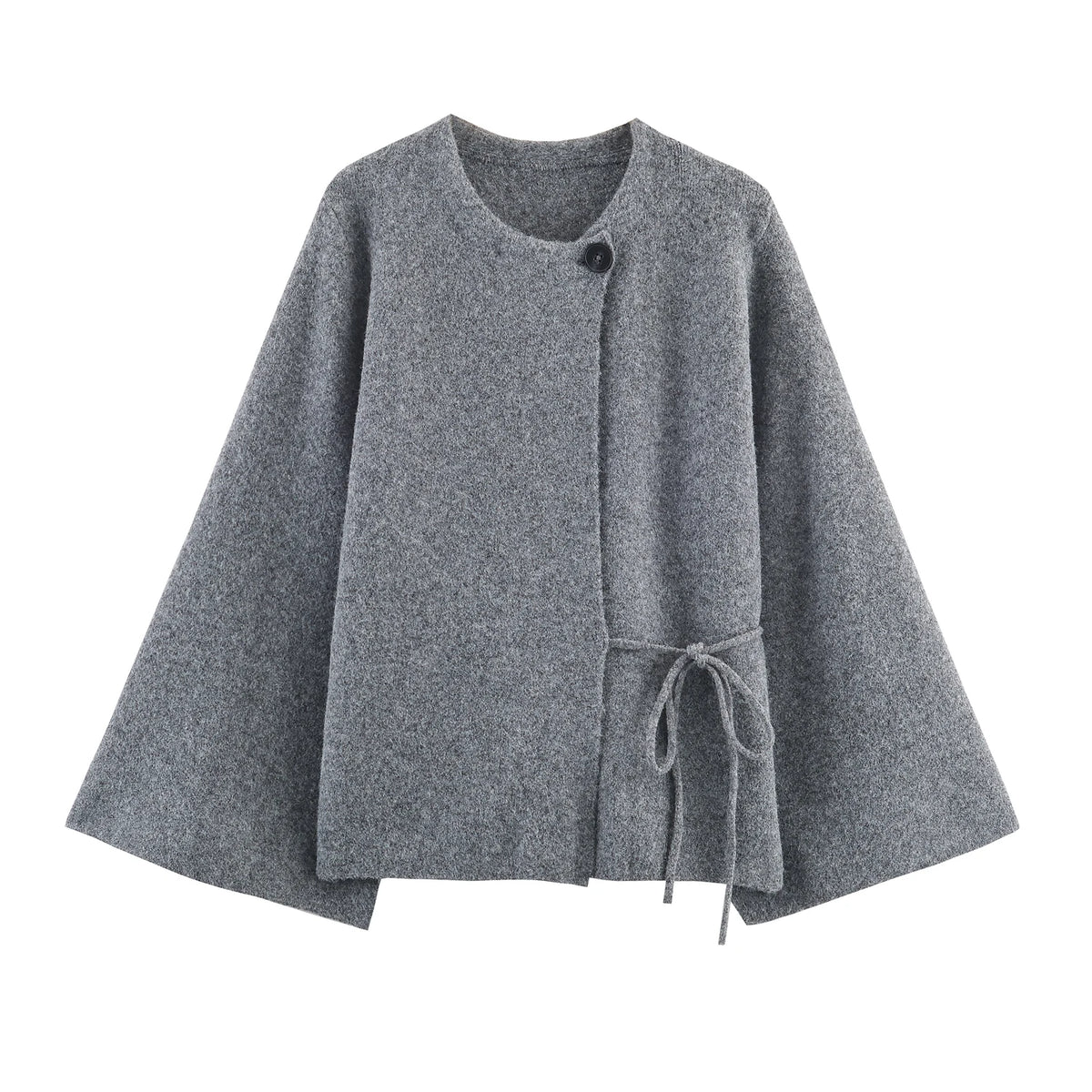 2025 Winter New Product Lazy Style Retro Kimono Style Knitted Open Sleeve Coat cardigan Coat for Women