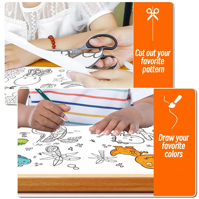 ColorRoll Kids – Rolo de Desenho Infantil