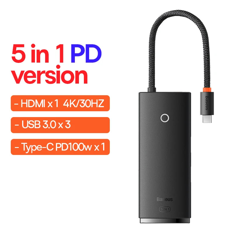 Hub USB-C 6 em 1