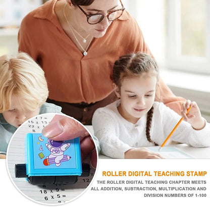 Math Roller Stamp – Aprendizado Divertido de Matemática para Crianças