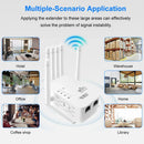 Repetidor Wi-Fi AC1200 – Extensor de Sinal 2.4G + 5G com 4 Antenas | 802.11ac