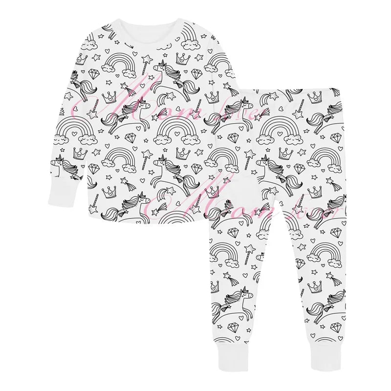 Pijama Infantil para Colorir – Conjunto Criativo e Divertido!