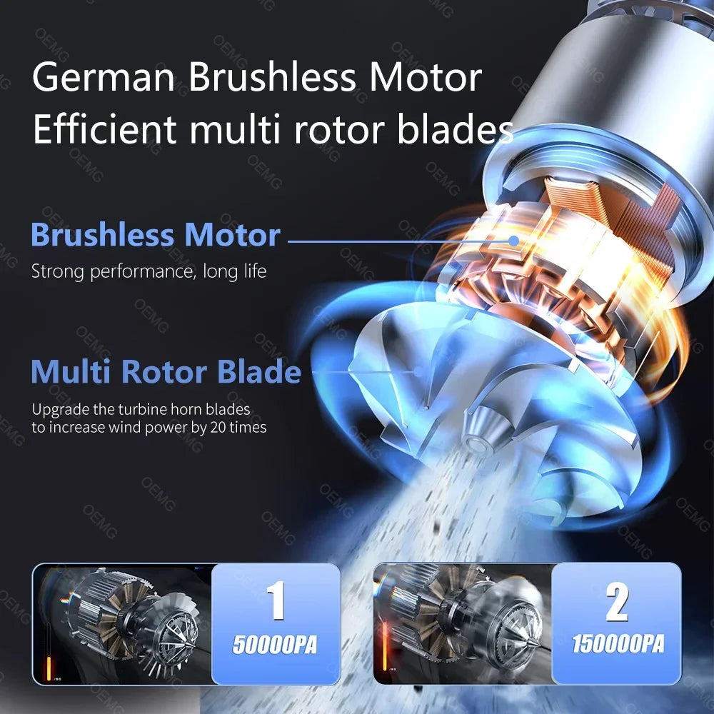 CleanWave – Mini Aspirador Portátil Sem Fio