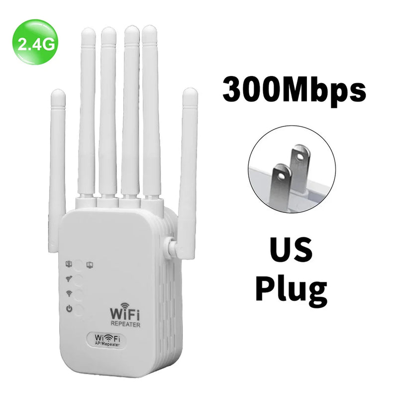 Repetidor Wi-Fi AC1200 – Extensor de Sinal 2.4G + 5G com 4 Antenas | 802.11ac