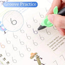 Caderno de Caligrafia Mágica – Escrita Divertida, Reutilizável e Aprendizado Garantido - 6 Idiomas