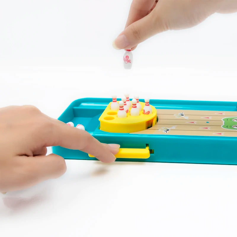 Mini Bowling Game Set – Jogo de Boliche de Mesa