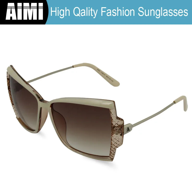 Bianca Summer | Óculos de Sol Retro Goggle Lentes Degradé UV400