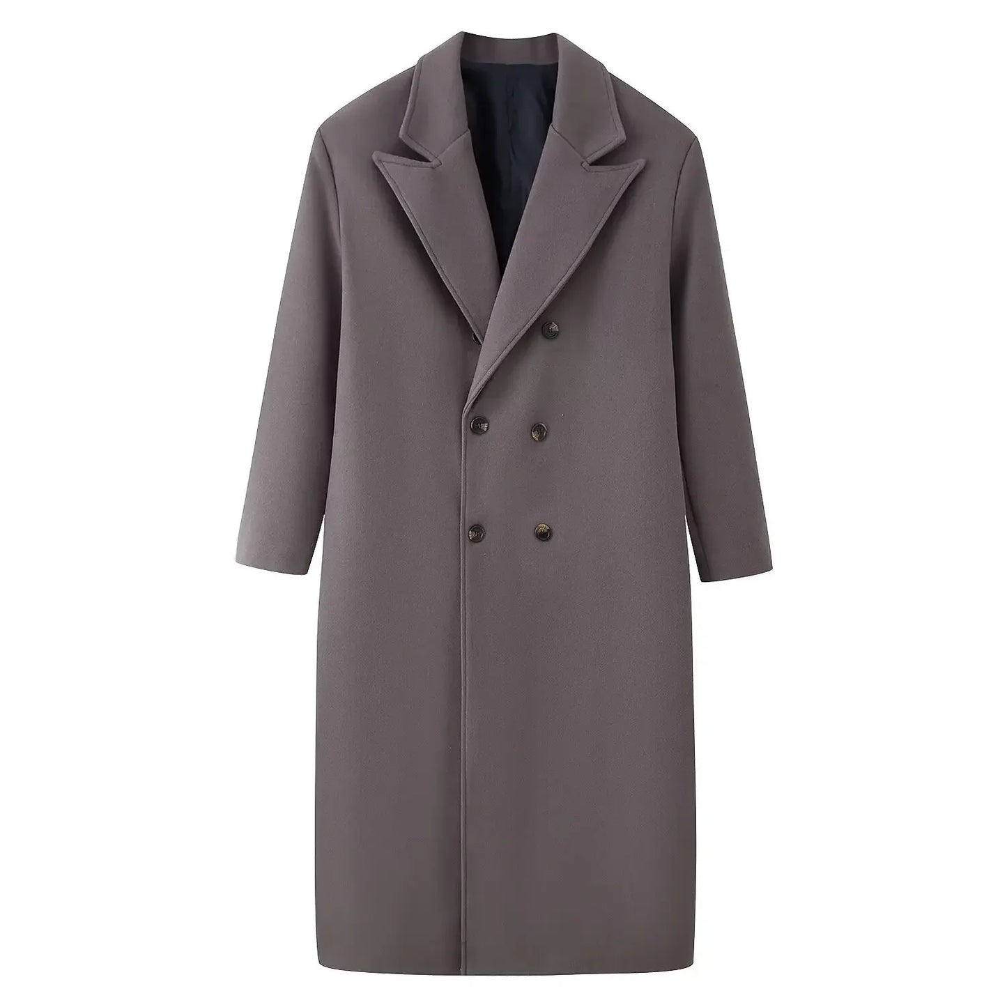 Sobretudo Mulher Oversized – Castanho