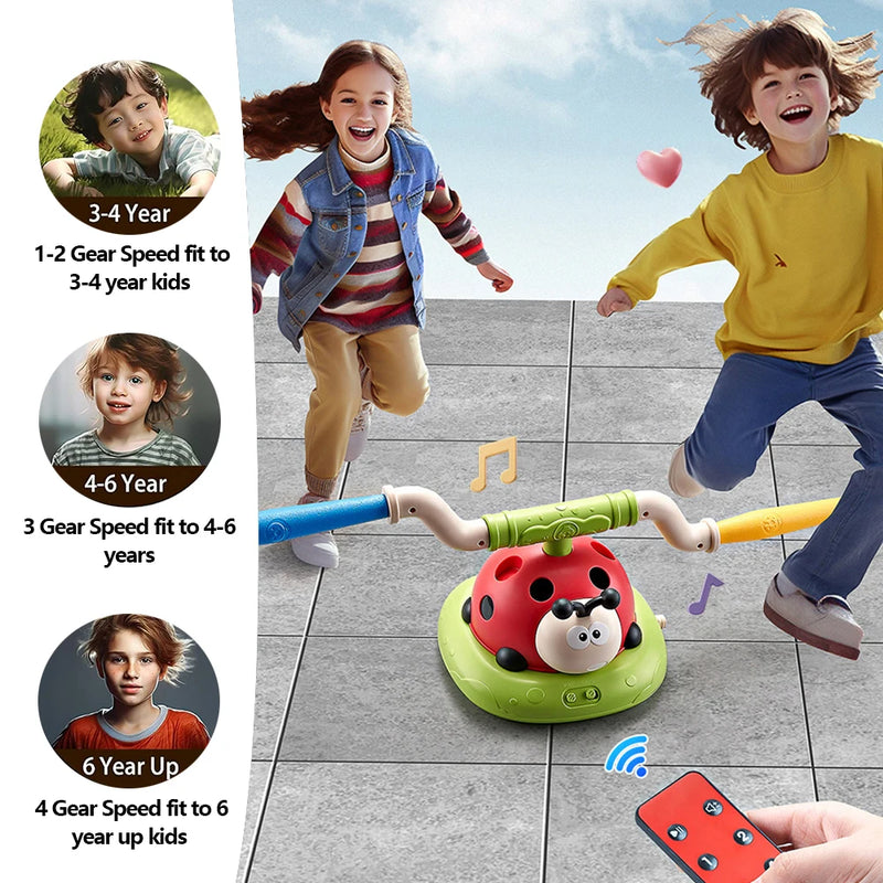 Brinquedo Multifuncional Joaninha 3 em 1 – Diversão Ativa para Crianças