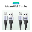 Cabo Magnético USB-C / Micro USB – 3A Carregamento Rápido