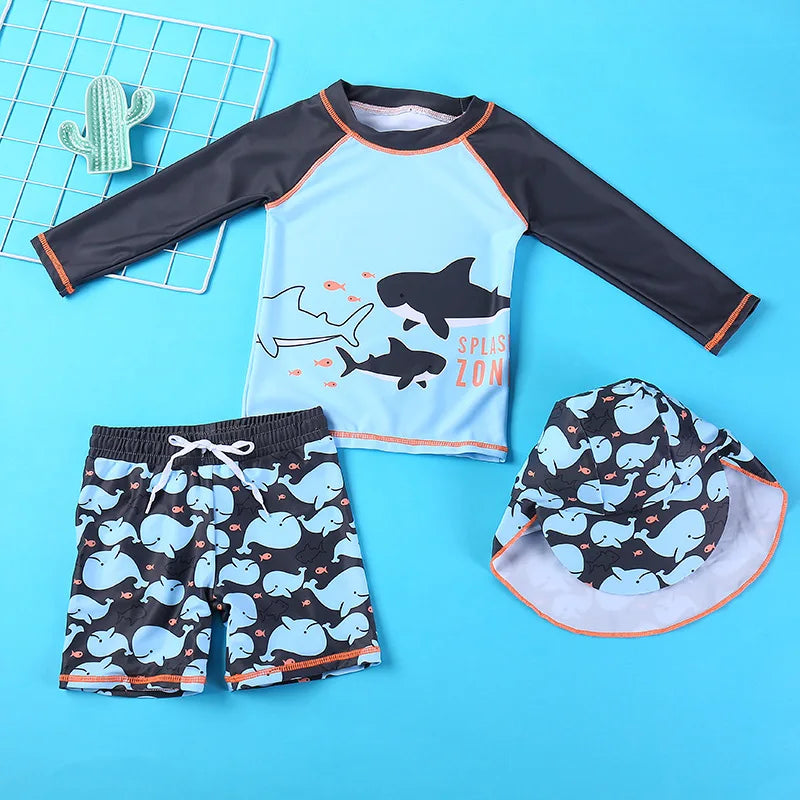 Kit de praia e piscina para criança com proteção UV