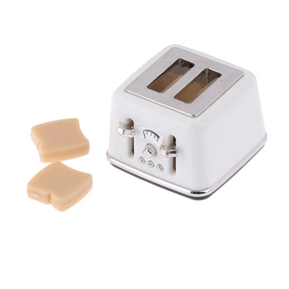 1:12 Dollhouse Miniature Bread Maker Machine Cup Set Coffee Machine Mixer Machine Model Kitchen Doll Electrical Appliance Toys