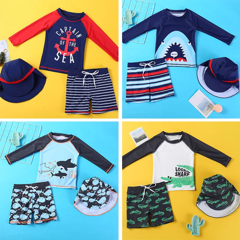 Kit de praia e piscina para criança com proteção UV