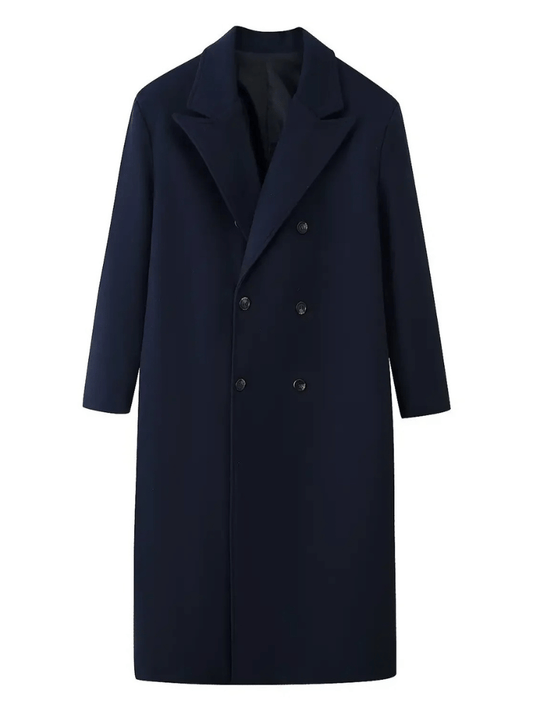 Sobretudo Mulher Oversized Azul Navy