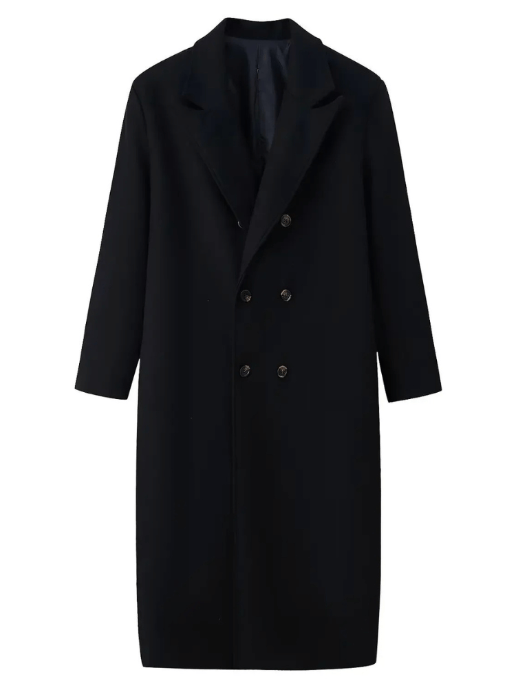 Sobretudo Mulher Oversized Preto
