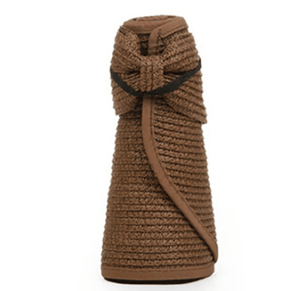 Antonella | Foldable Wide Brim Straw Visor Hat UV Protection