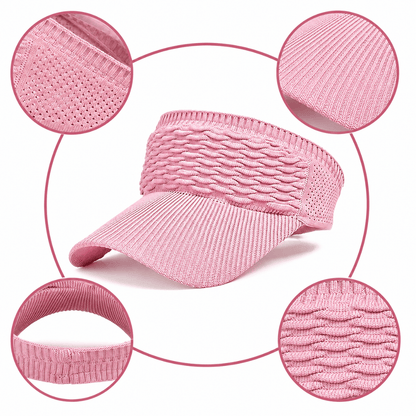 Klara | Chapéu de Sol tipo viseira Premium Rosa