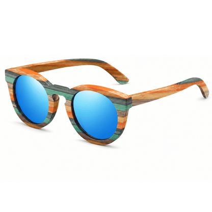 Chiara | Gafas de Sol Bambú Polarizadas UV400 Espejadas