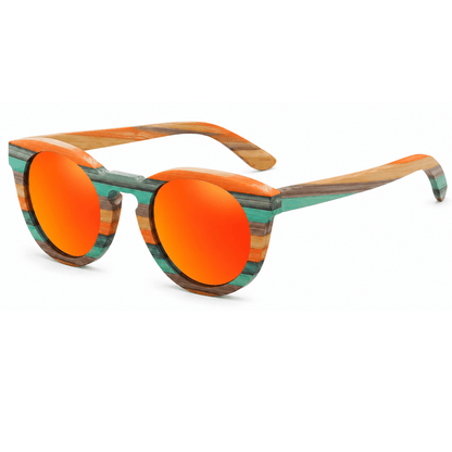 Chiara | Gafas de Sol Bambú Polarizadas UV400 Espejadas