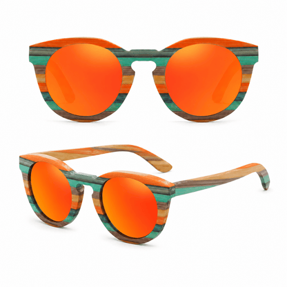 Chiara | Gafas de Sol Bambú Polarizadas UV400 Espejadas