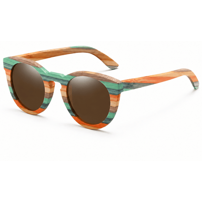 Chiara | Gafas de Sol Bambú Polarizadas UV400 Espejadas
