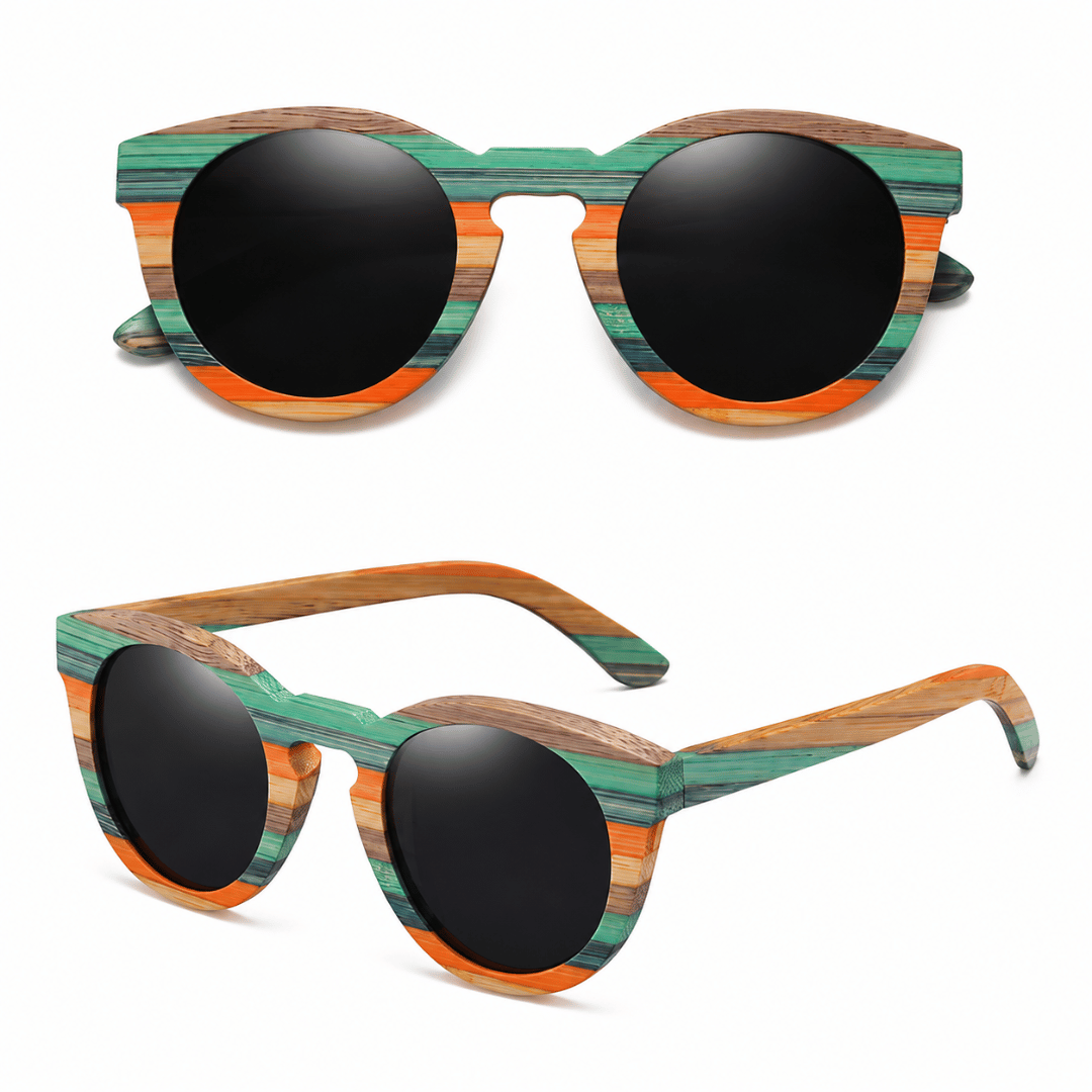 Chiara | Gafas de Sol Bambú Polarizadas UV400 Espejadas