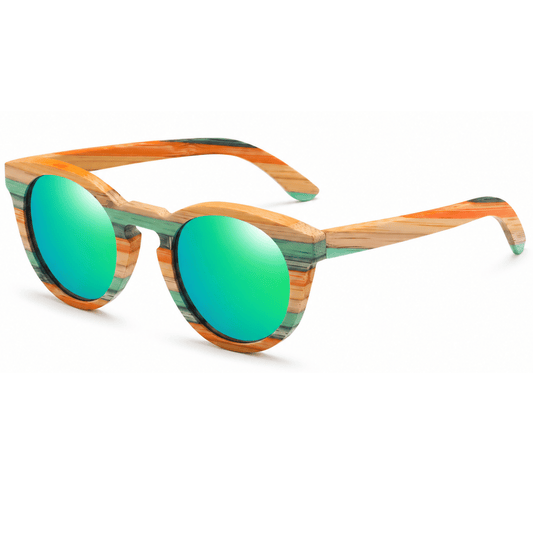 Chiara | Gafas de Sol Bambú Polarizadas UV400 Espejadas